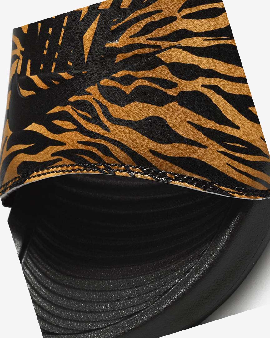 Black / Black Nike Victori One Women's Slides | CA_2395