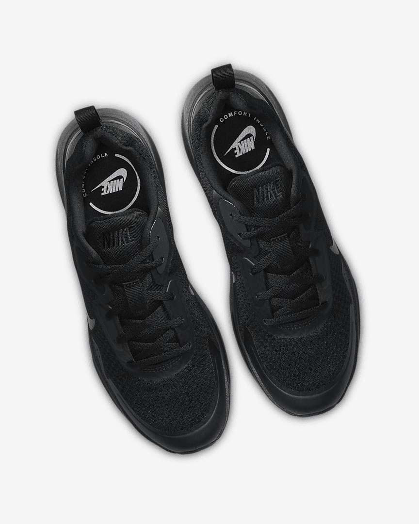 Black / Black Nike Wearallday Women's Sneakers | CA_4637