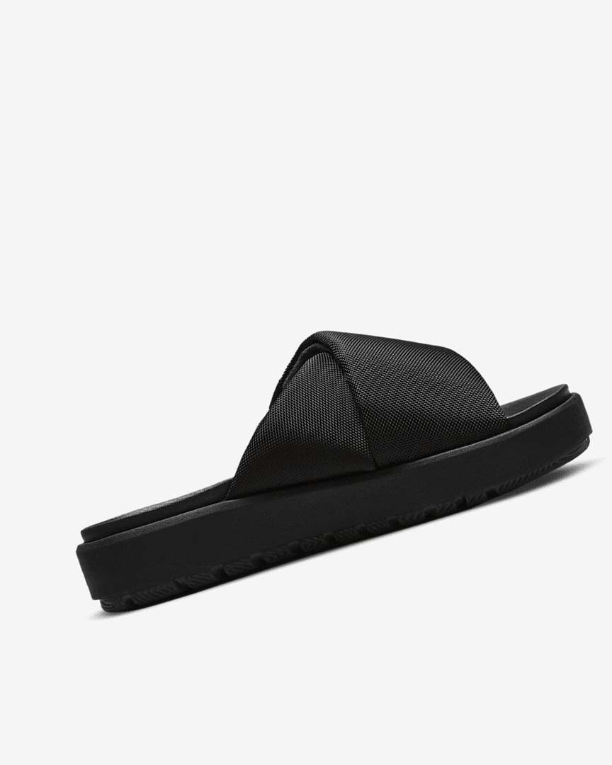 Black / Black / Red Nike Jordan Sophia Women's Slides | CA_2401