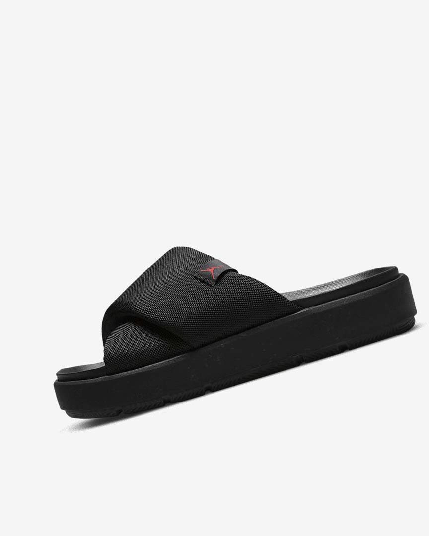 Black / Black / Red Nike Jordan Sophia Women\'s Slides | CA_2401
