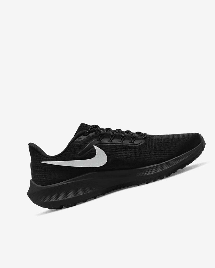 Black / Black / Silver / Black Nike Air Zoom Pegasus 39 Women's Running Shoes | CA_5258
