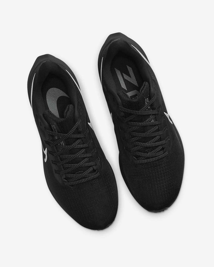 Black / Black / Silver / Black Nike Air Zoom Pegasus 39 Women's Running Shoes | CA_5258
