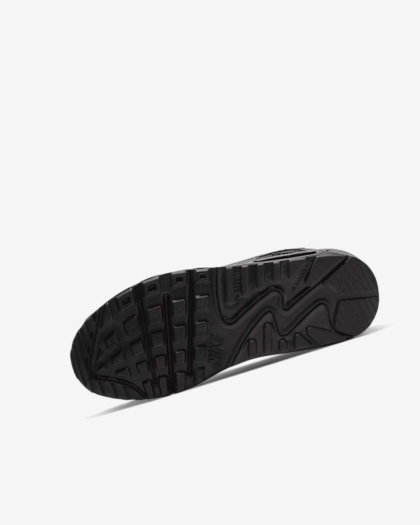 Black / Black / White / Black Nike Air Max 90 LTR Boys' Casual Shoes | CA_2954