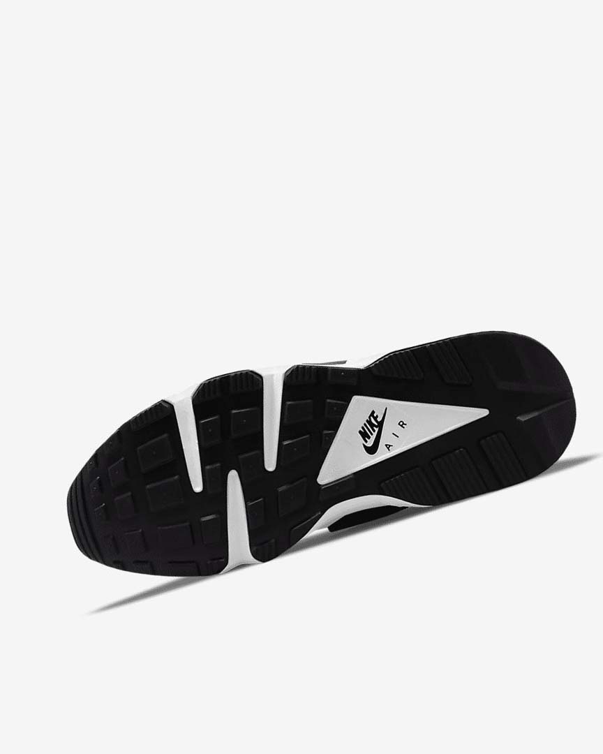 Black / Black / White Nike Air Huarache Men's Sneakers | CA_4904