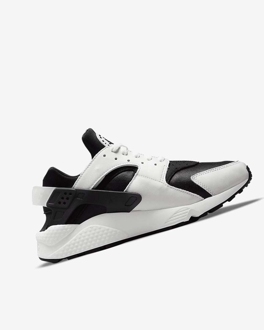 Black / Black / White Nike Air Huarache Men's Sneakers | CA_4904