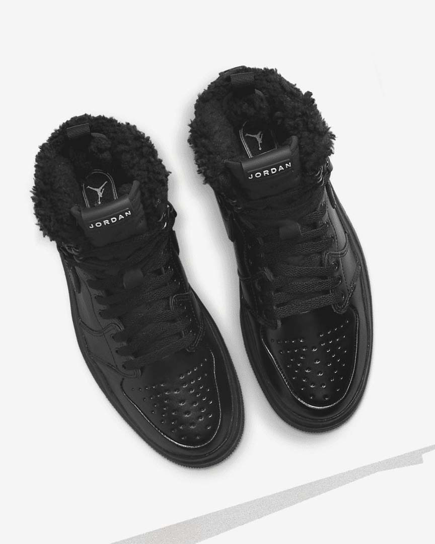 Black / Black / White Nike Air Jordan 1 Acclimate Women's Sneakers | CA_4737