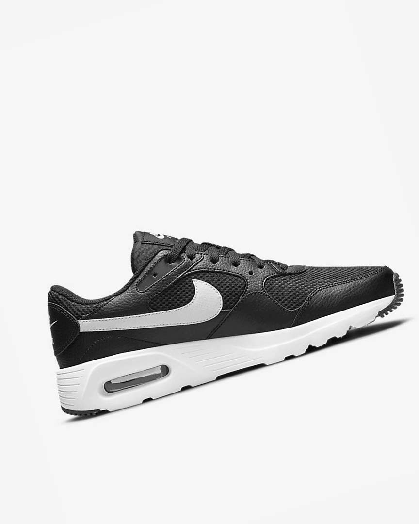 Black / Black / White Nike Air Max SC Men's Sneakers | CA_5010