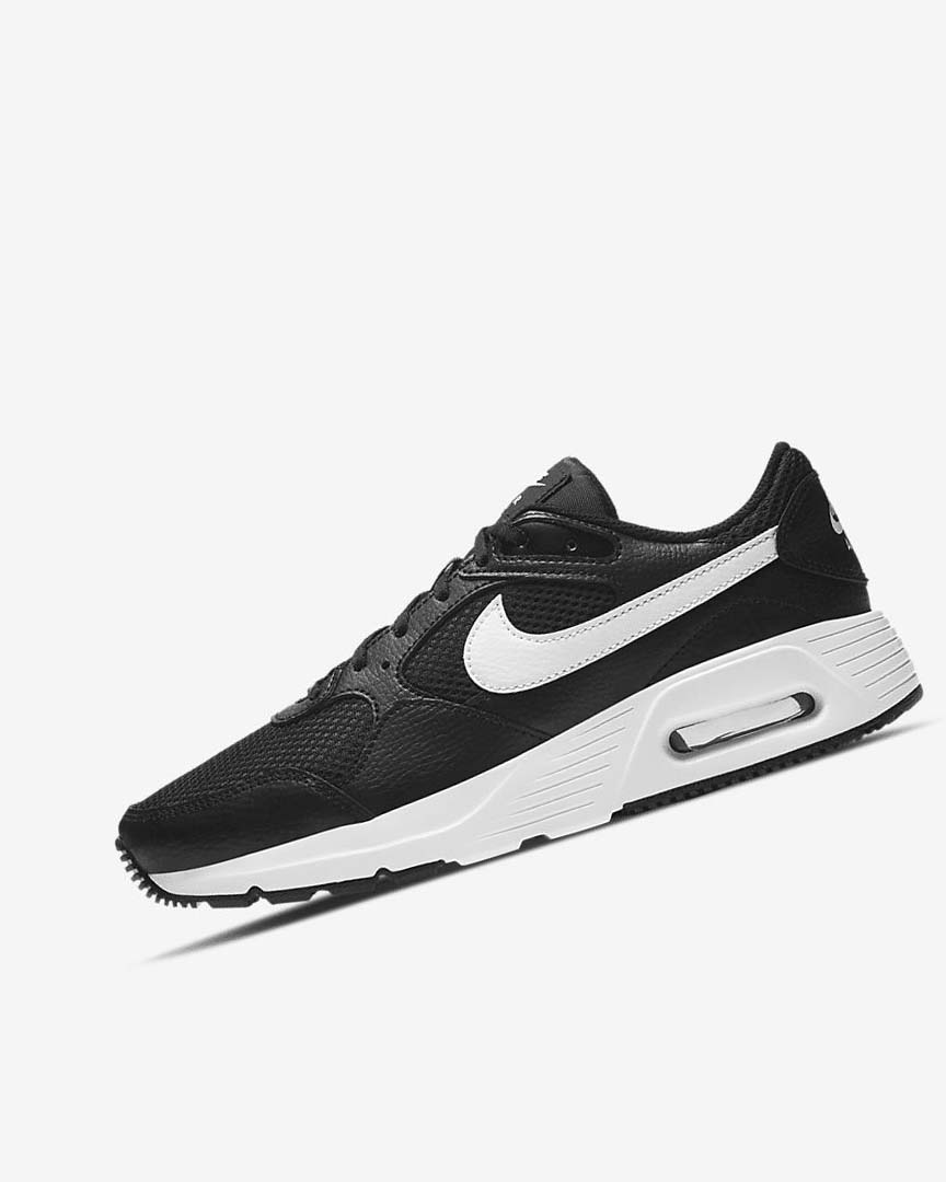 Black / Black / White Nike Air Max SC Women\'s Sneakers | CA_3261