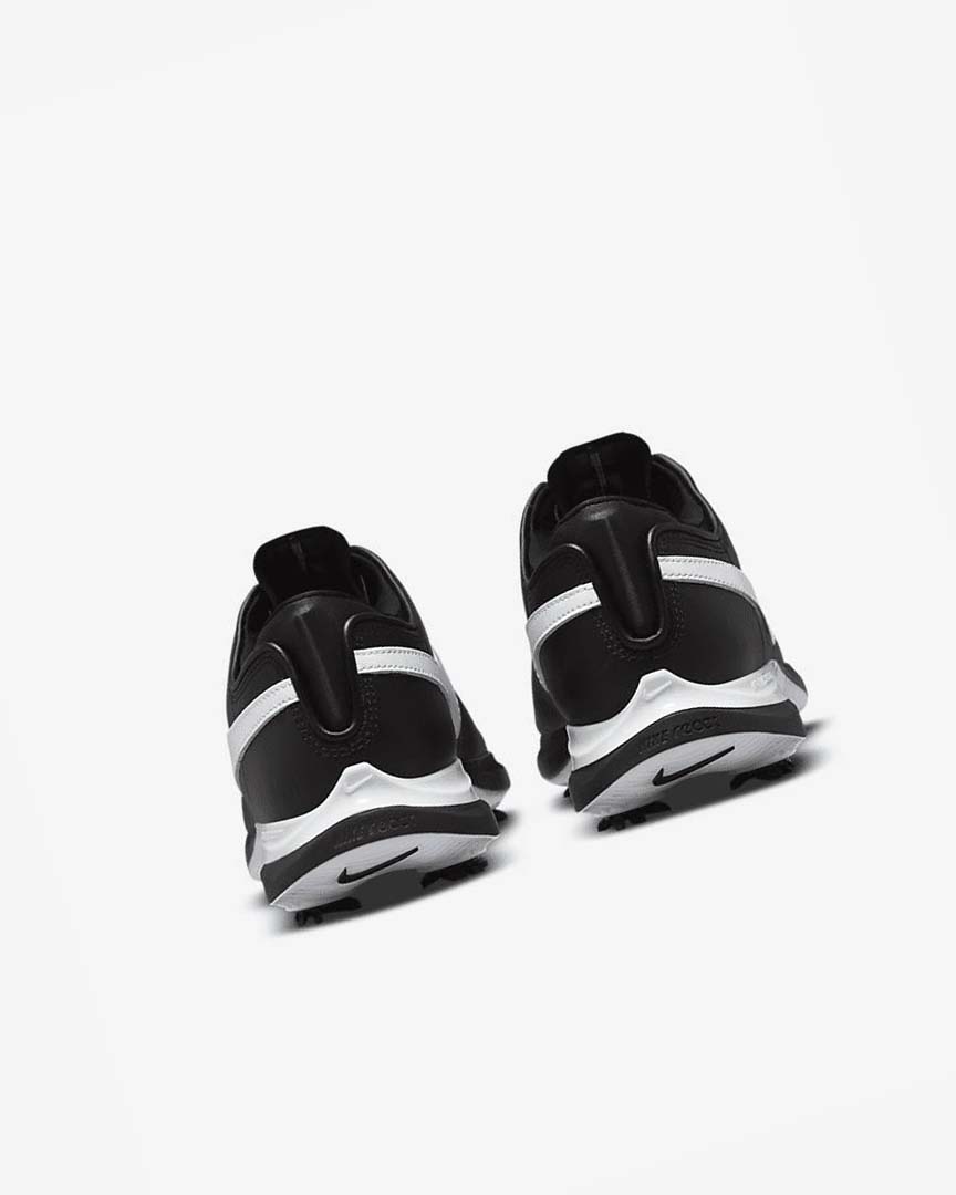 Black / Black / White Nike Air Zoom Victory Tour 2 Men's Golf Shoes | CA_5295