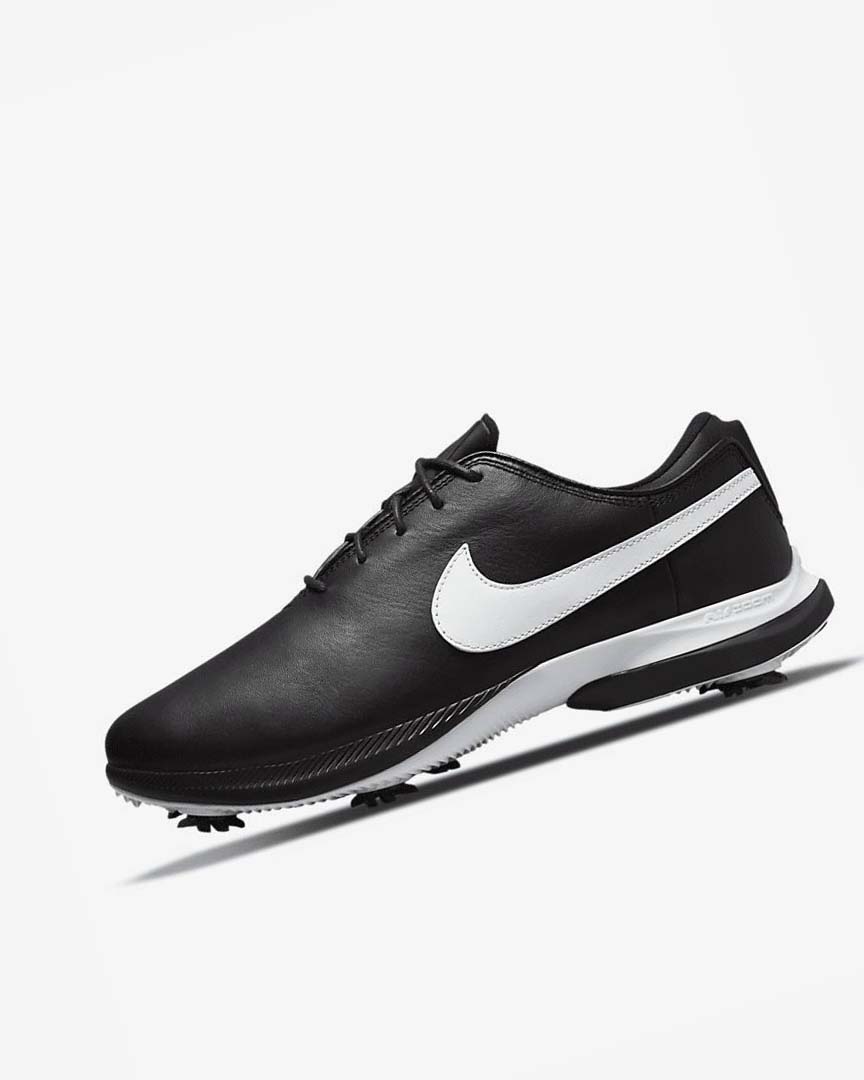 Black / Black / White Nike Air Zoom Victory Tour 2 Men\'s Golf Shoes | CA_5295