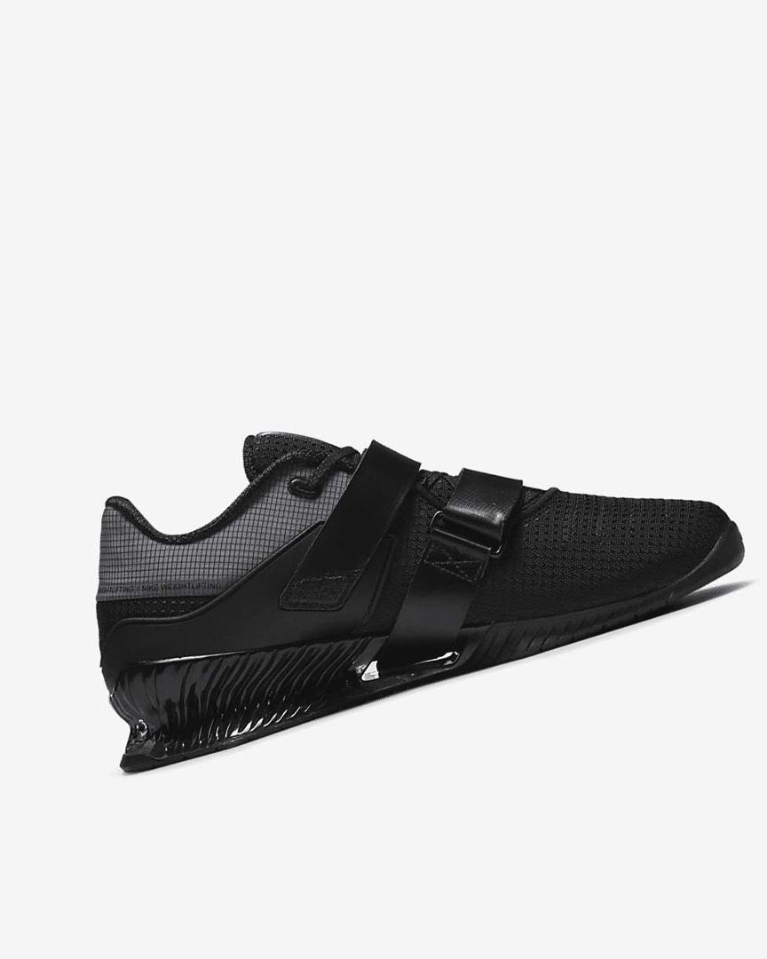 Black / Black / White Nike Romaleos 4 Women's Training Shoes | CA_2237