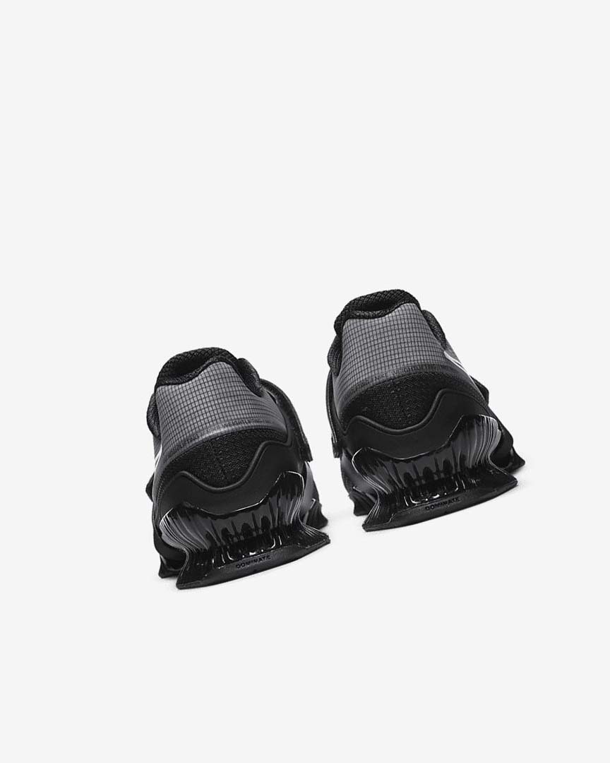 Black / Black / White Nike Romaleos 4 Women's Training Shoes | CA_2237