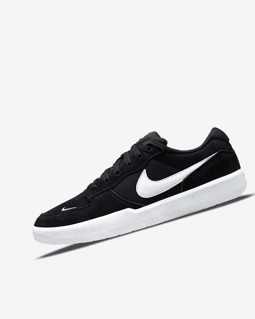 Black / Black / White Nike SB Force 58 Women\'s Skate Shoes | CA_1211