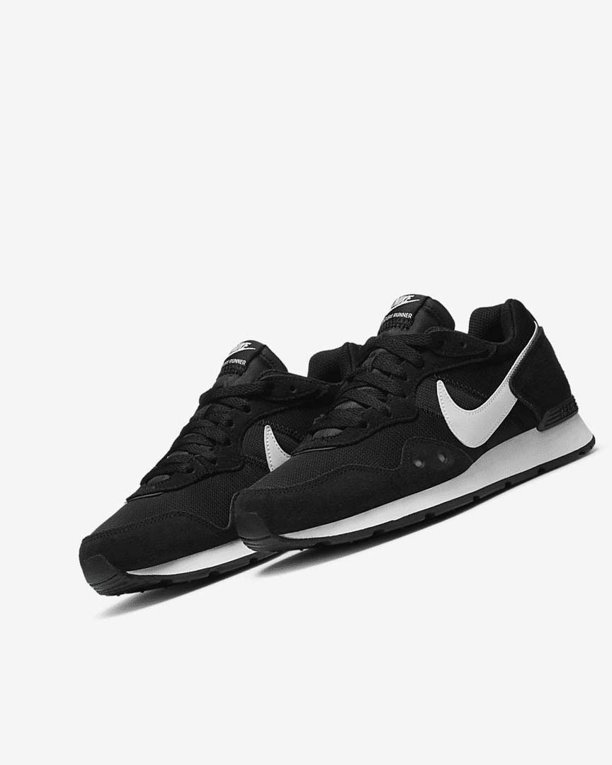 Black / Black / White Nike Venture Runner Women's Sneakers | CA_1104