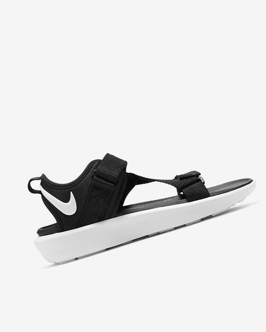 Black / Black / White Nike Vista Women's Sandals | CA_2408