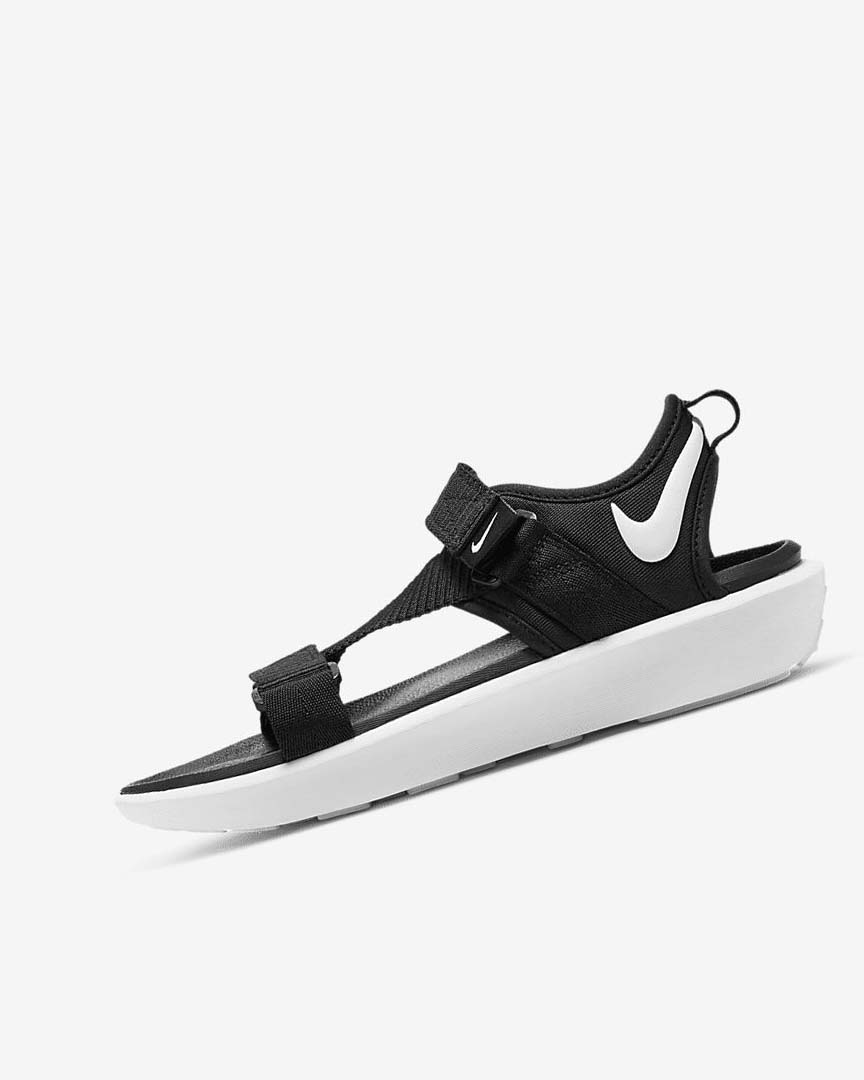 Black / Black / White Nike Vista Women\'s Sandals | CA_2408