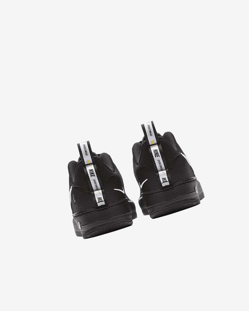 Black / Black / Yellow / White Nike Air Force 1 LV8 Utility Girls' Sneakers | CA_5217