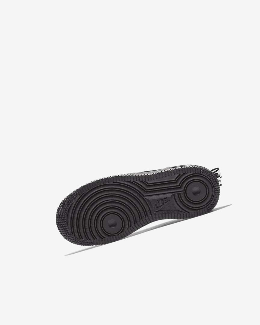 Black / Black / Yellow / White Nike Force 1 LV8 Utility Girls' Shoes | CA_5440