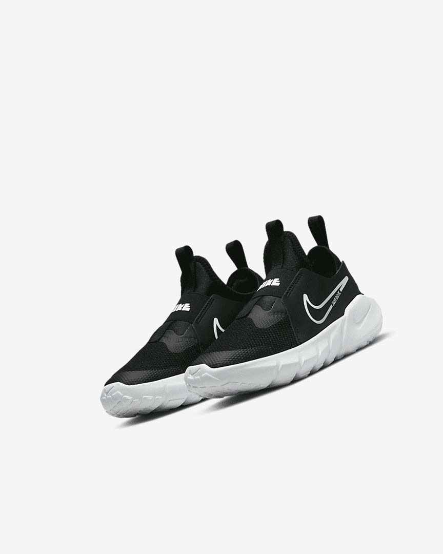 Black / Blue / Gold / White Nike Flex Runner 2 Girls' Shoes | CA_2601