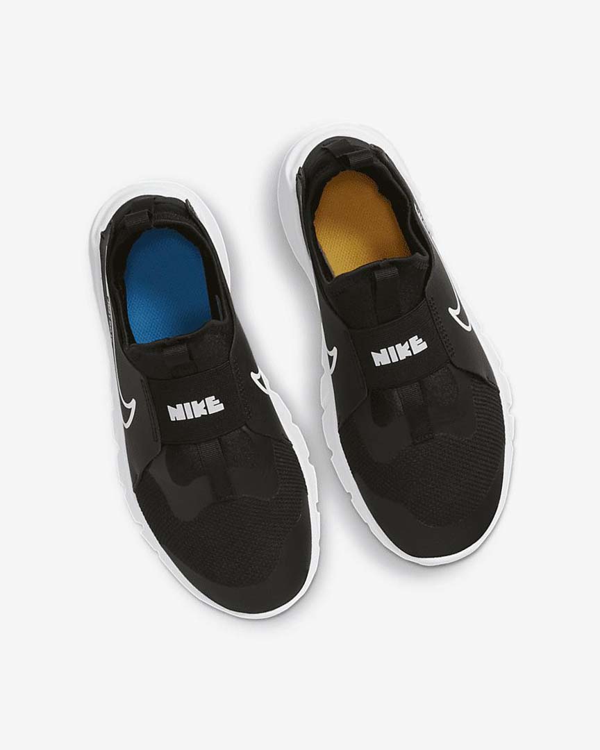Black / Blue / Gold / White Nike Flex Runner 2 Boys' Running Shoes | CA_2794