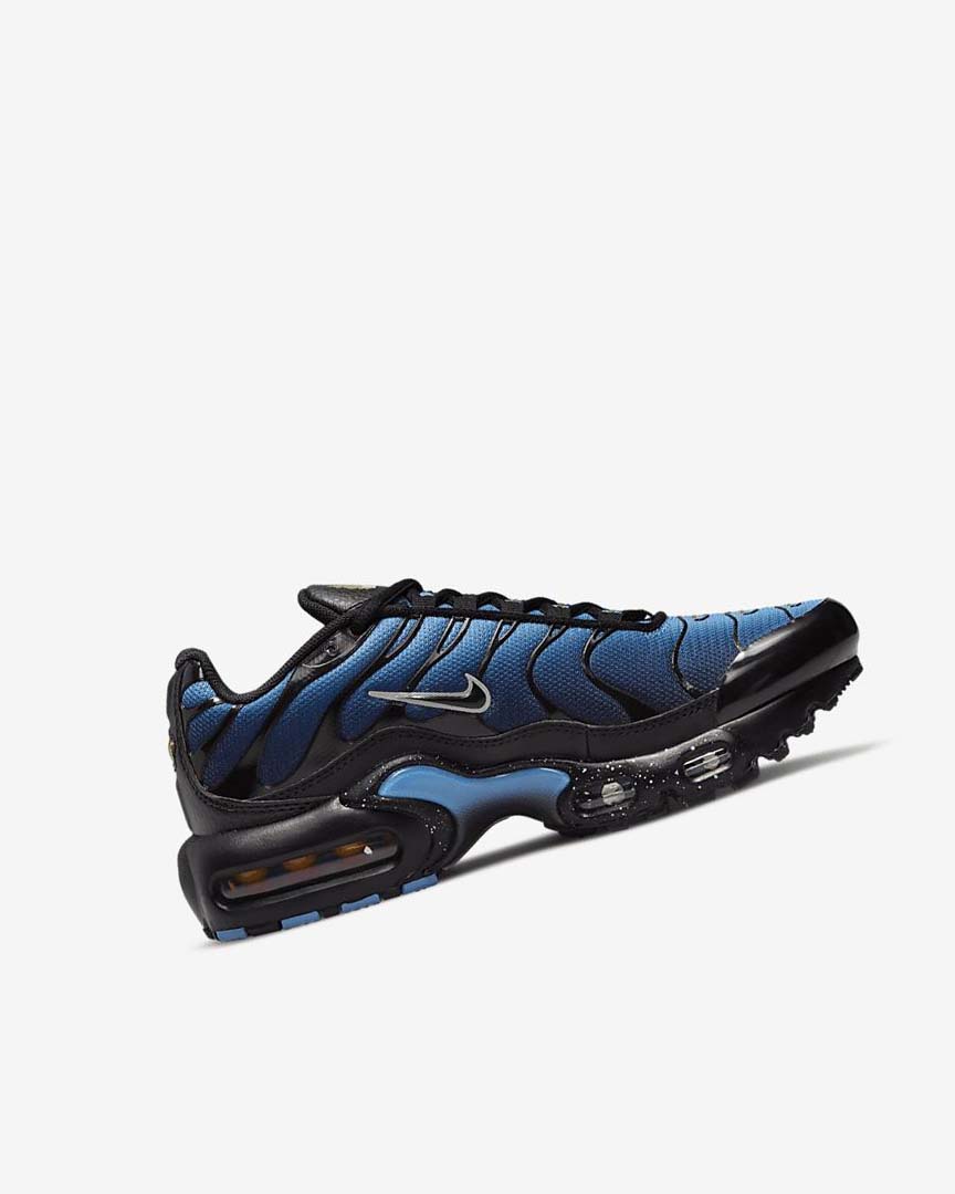Black / Blue / Light Burgundy Nike Air Max Plus Girls' Sneakers | CA_3052