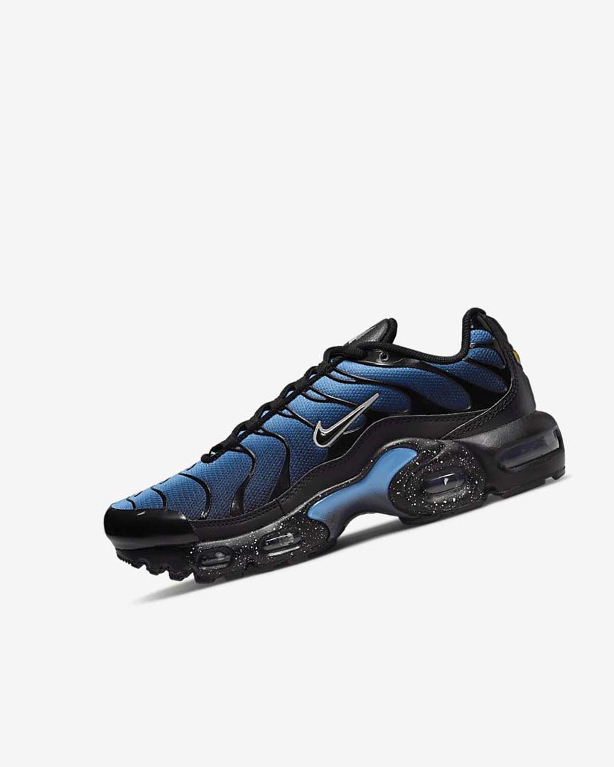 Black / Blue / Light Burgundy Nike Air Max Plus Girls\' Sneakers | CA_3052