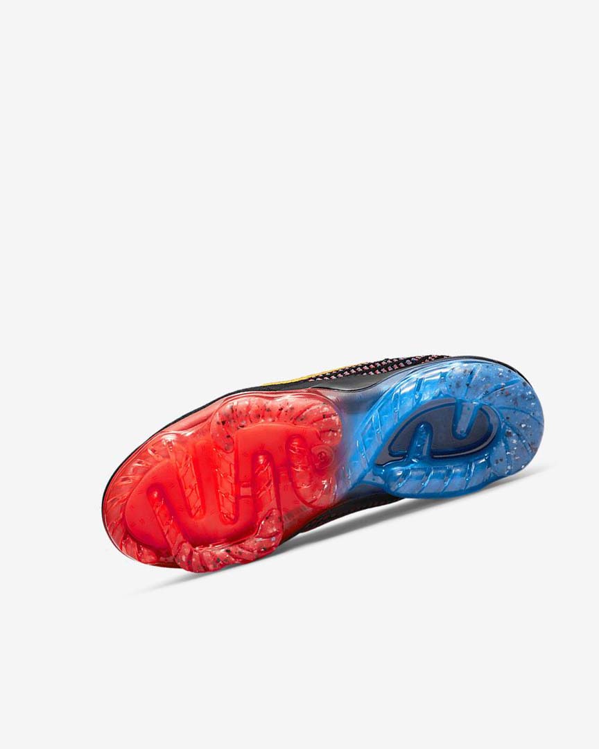 Black / Blue / Light Red / Gold Nike Air VaporMax 2021 FK Girls' Sneakers | CA_2437