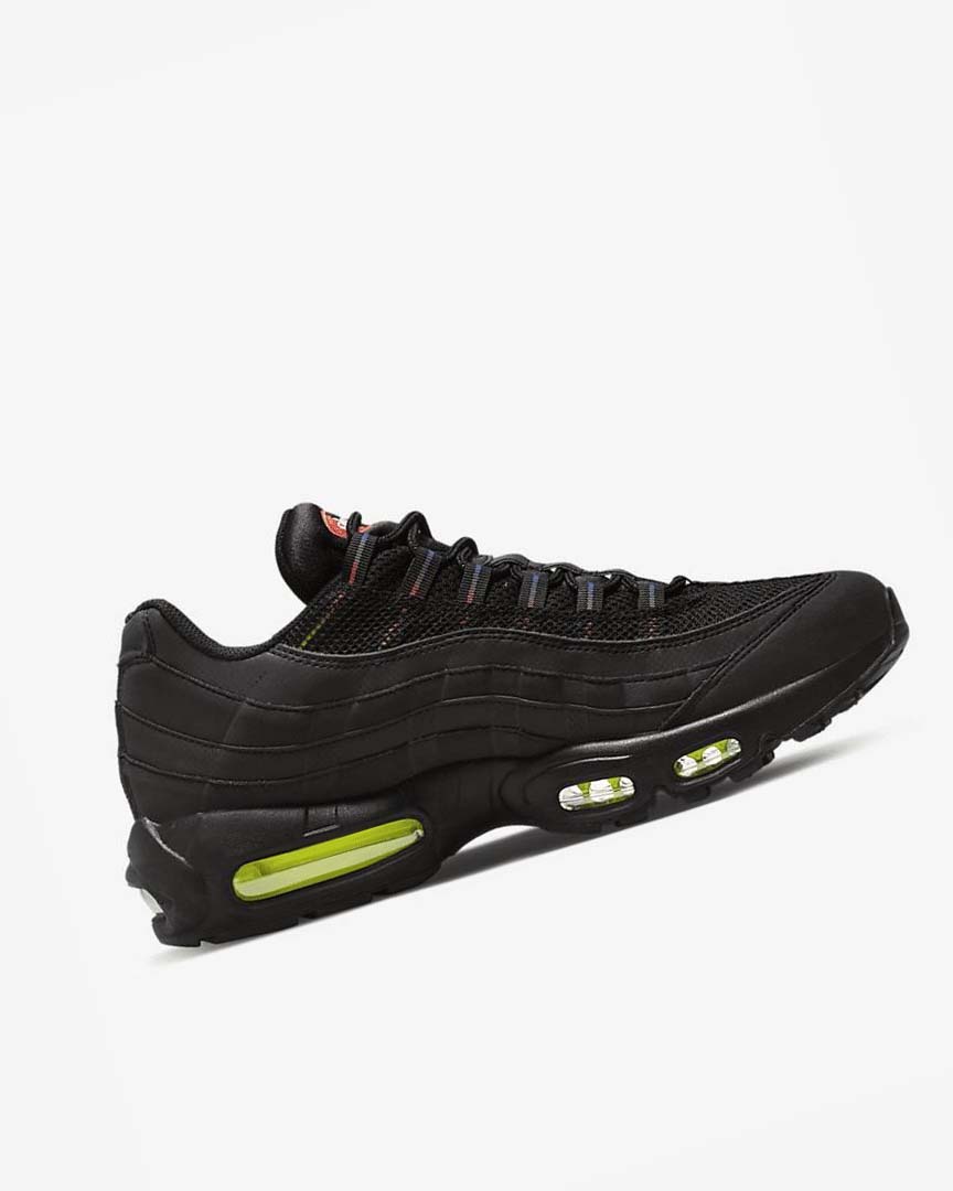 Black / Blue / Light Red Nike Air Max 95 Men's Casual Shoes | CA_5310