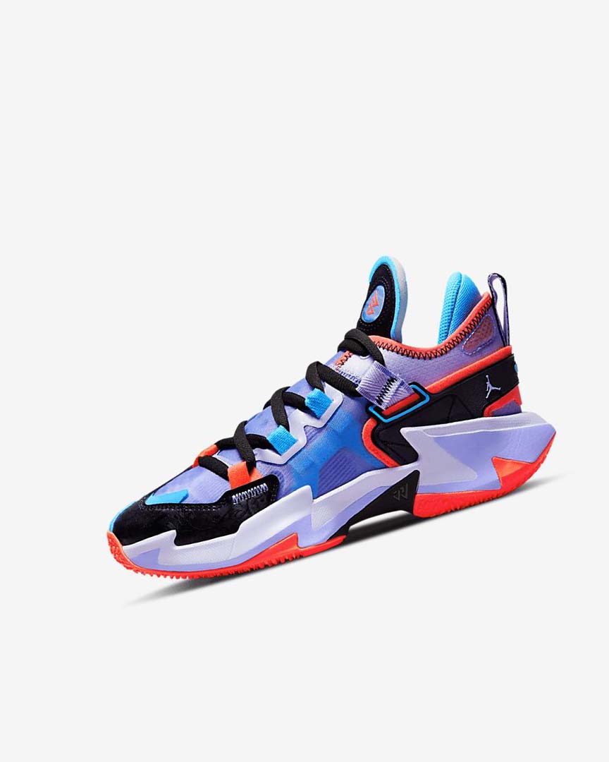 Black / Blue / Light Red Nike Jordan \'Why Not?\' Zer0.5 Boys\' Basketball Shoes | CA_2291