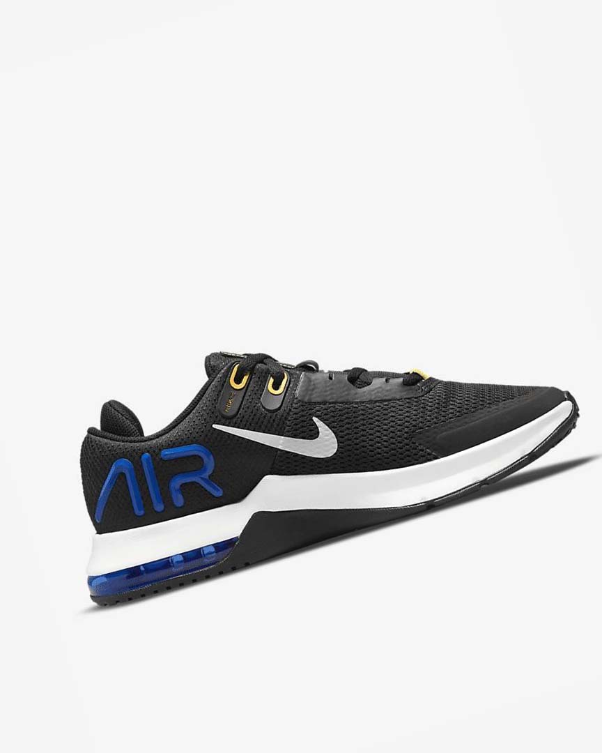Black / Blue / Orange / Grey Nike Air Max Alpha Trainer 4 Men's Training Shoes | CA_3267