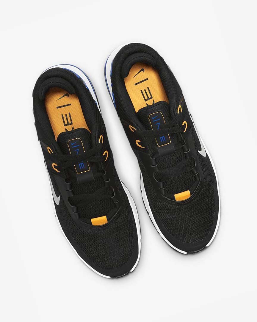 Black / Blue / Orange / Grey Nike Air Max Alpha Trainer 4 Men's Training Shoes | CA_3267