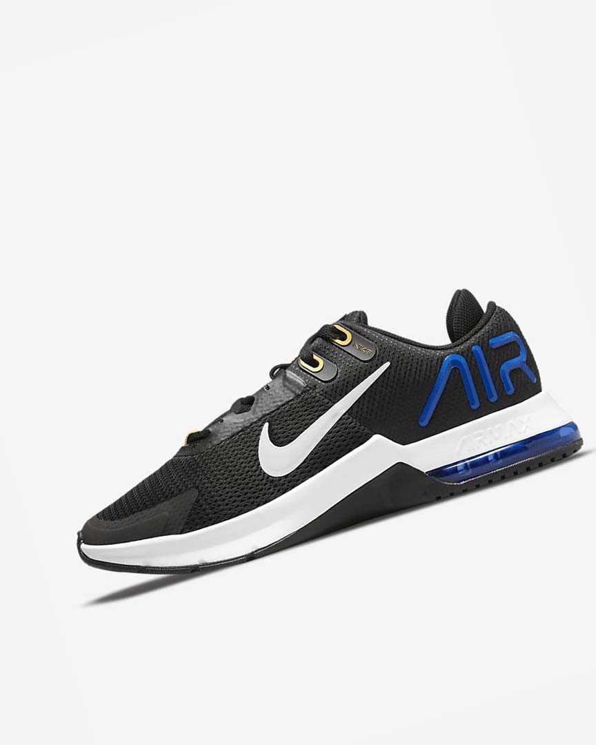 Black / Blue / Orange / Grey Nike Air Max Alpha Trainer 4 Men\'s Training Shoes | CA_3267