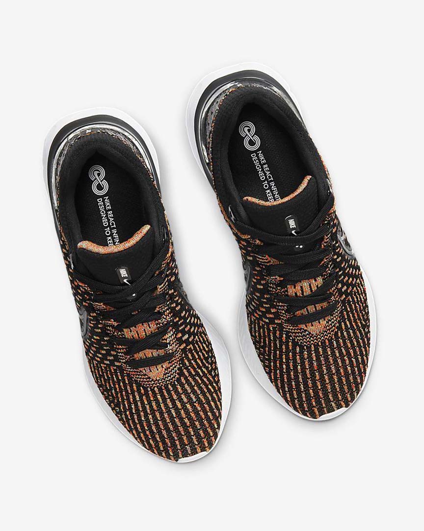 Black / Blue / Pink / White Nike React Infinity Run Flyknit 3 Women's Running Shoes | CA_4977