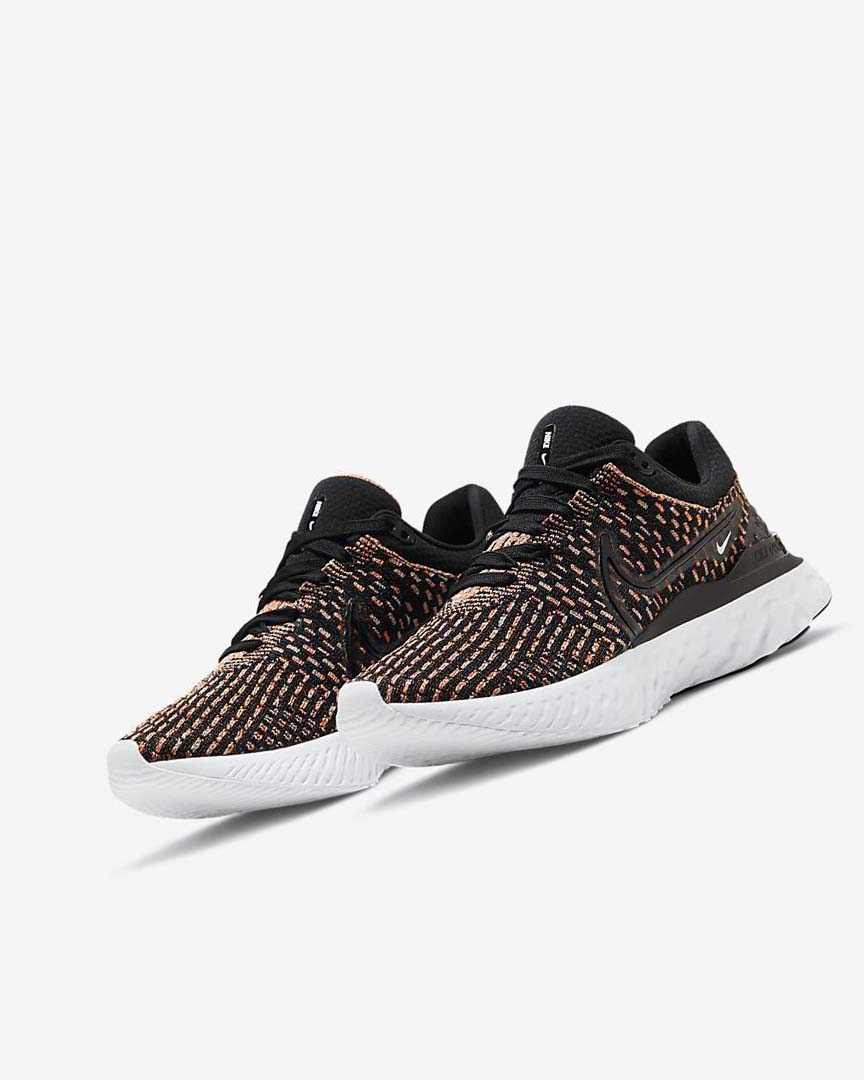 Black / Blue / Pink / White Nike React Infinity Run Flyknit 3 Women's Running Shoes | CA_4977
