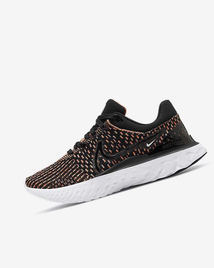 Black / Blue / Pink / White Nike React Infinity Run Flyknit 3 Women\'s Running Shoes | CA_4977