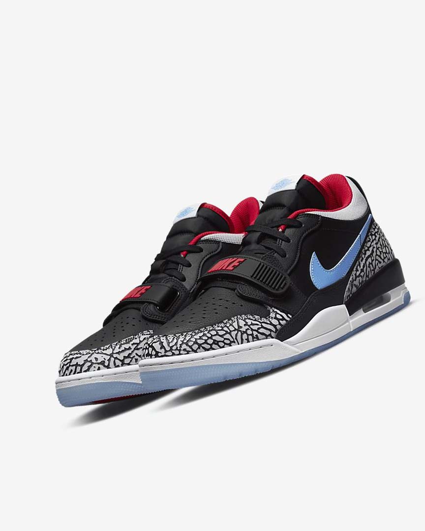 Black / Blue / Red / Grey Nike Air Jordan Legacy 312 Low Men's Basketball Shoes | CA_2436