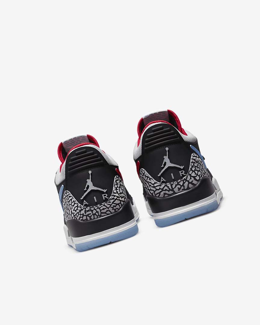 Black / Blue / Red / Grey Nike Air Jordan Legacy 312 Low Men's Basketball Shoes | CA_2436