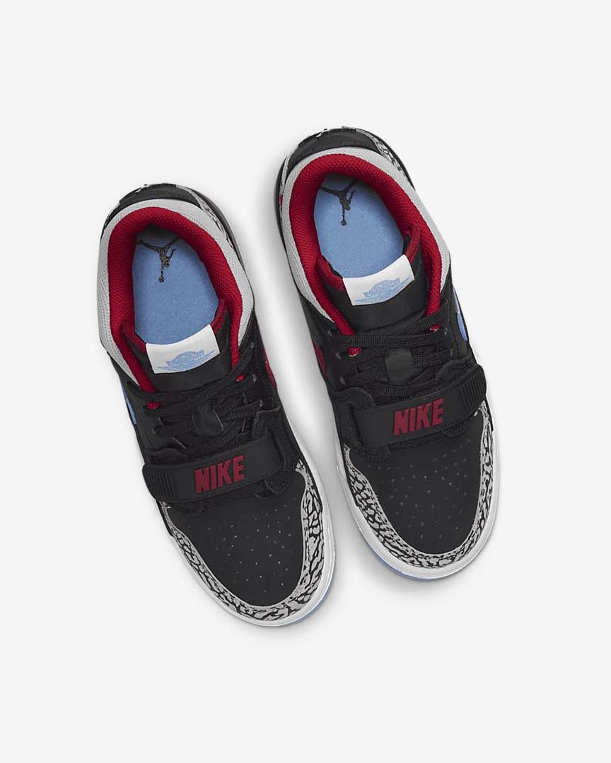 Black / Blue / Red / Grey Nike Air Jordan Legacy 312 Low Boys' Basketball Shoes | CA_5320