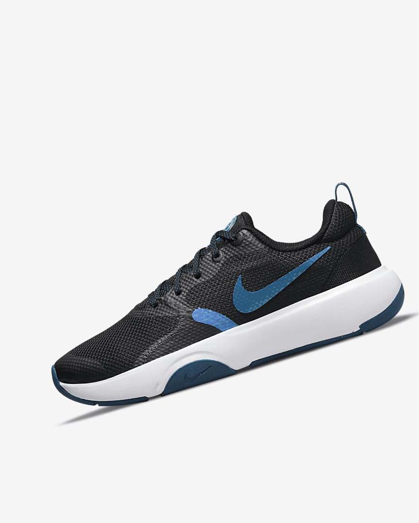 Black / Blue / White Nike City Rep TR Women\'s Training Shoes | CA_2556