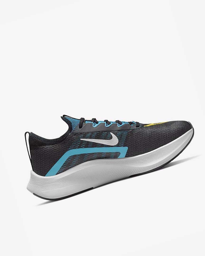 Black / Blue / White Nike Zoom Fly 4 Men's Running Shoes | CA_2888