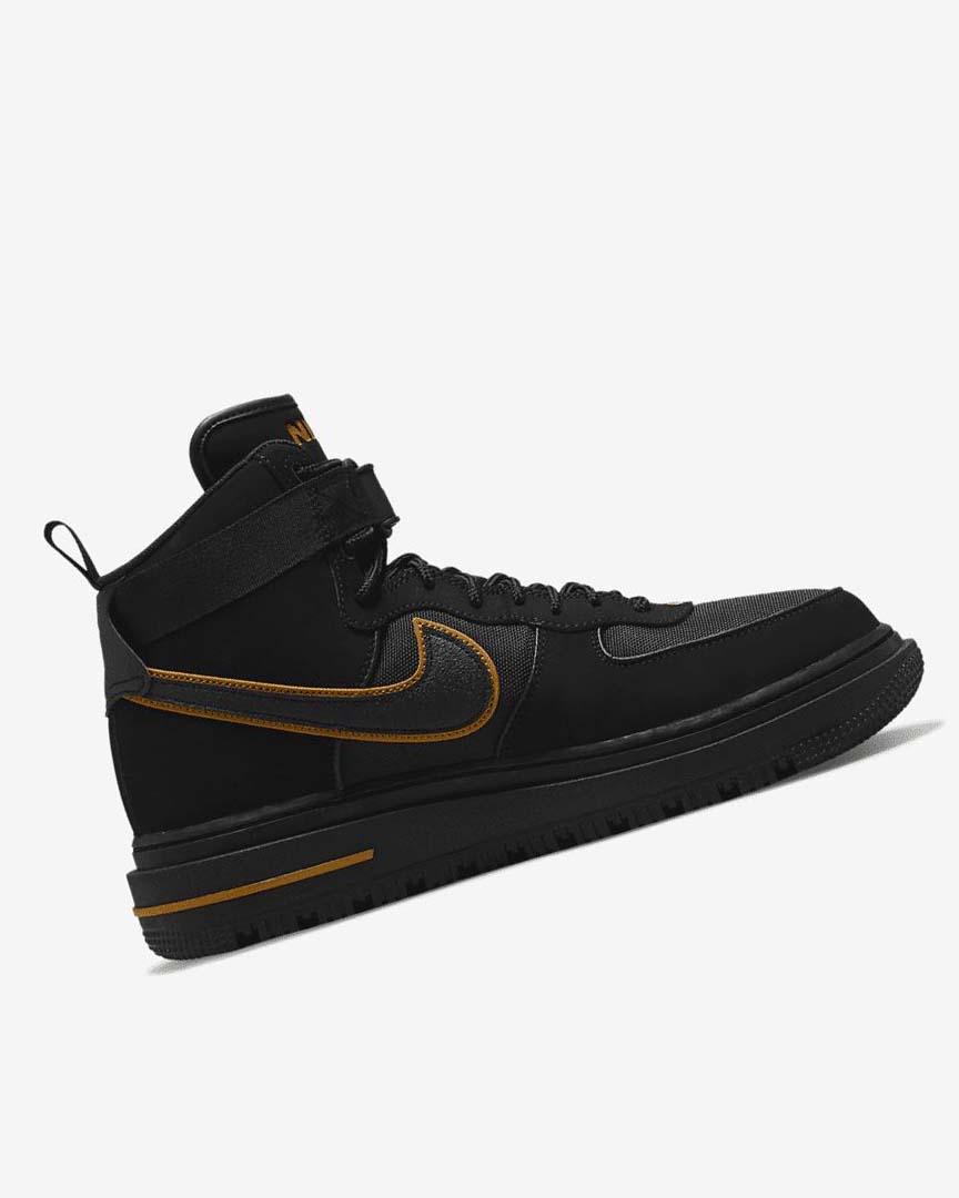 Black / Brown / Gold / Black Nike Air Force 1 Men's Boots | CA_2877