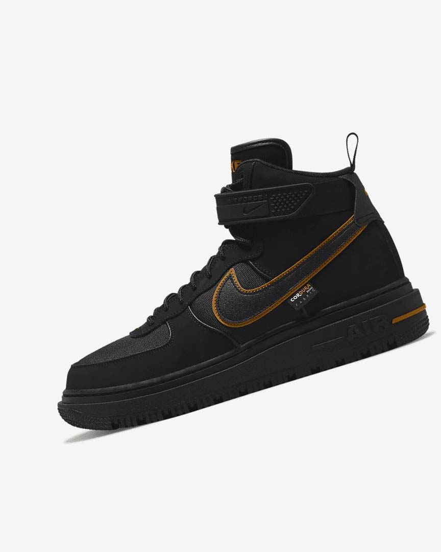 Black / Brown / Gold / Black Nike Air Force 1 Men\'s Boots | CA_2877