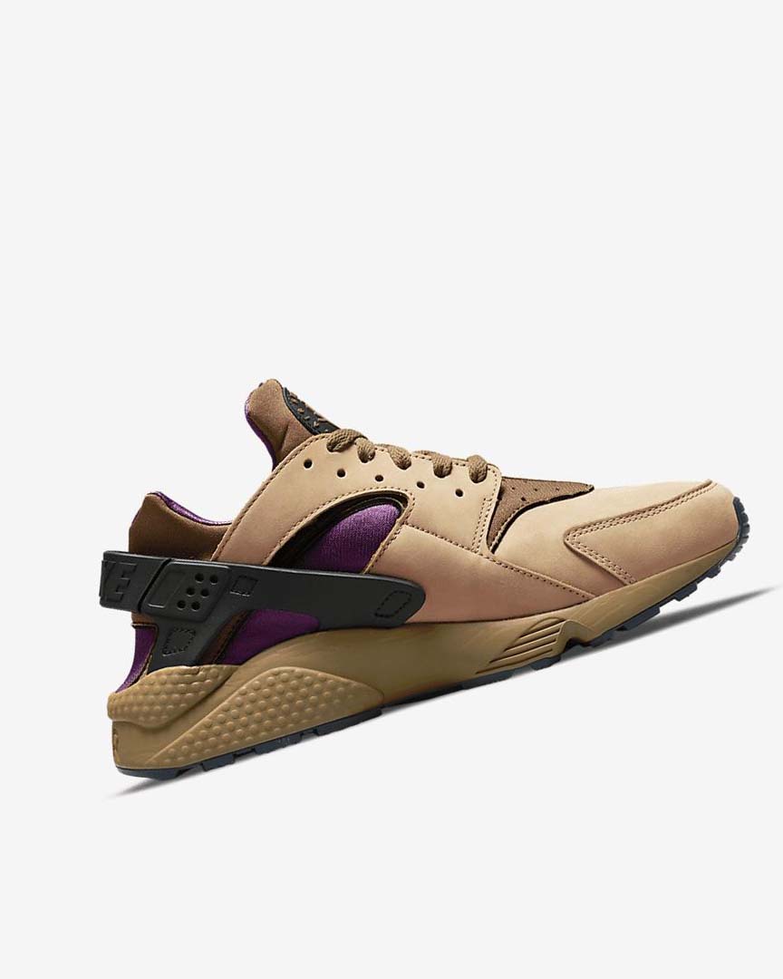 Black / Brown Nike Air Huarache LE Men's Sneakers | CA_2725