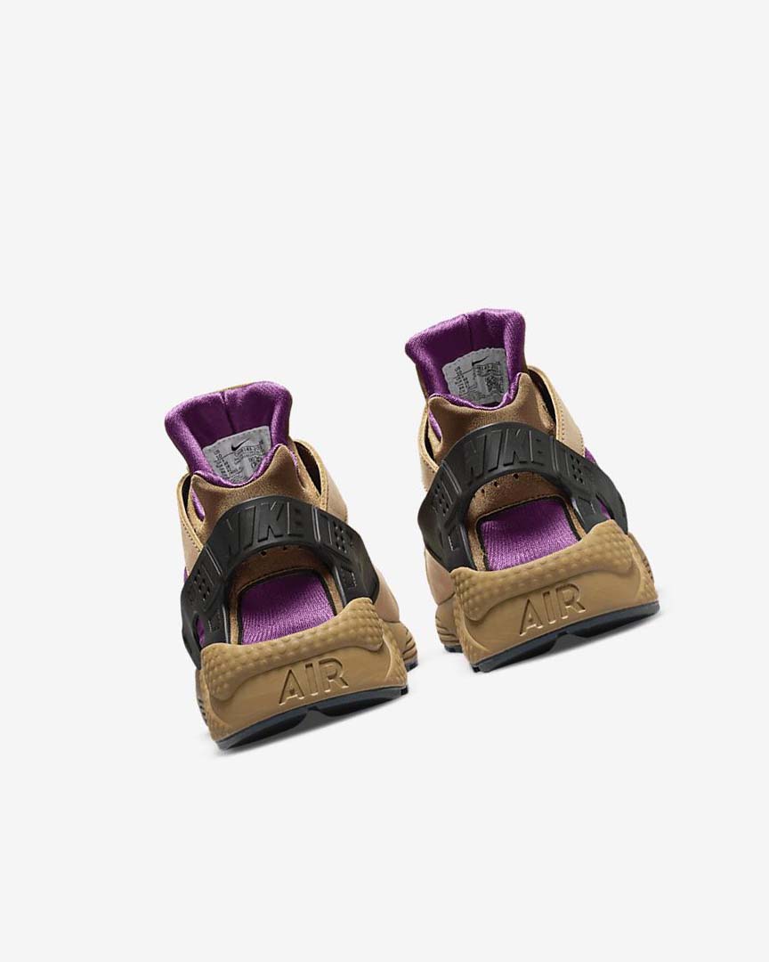 Black / Brown Nike Air Huarache LE Men's Sneakers | CA_2725