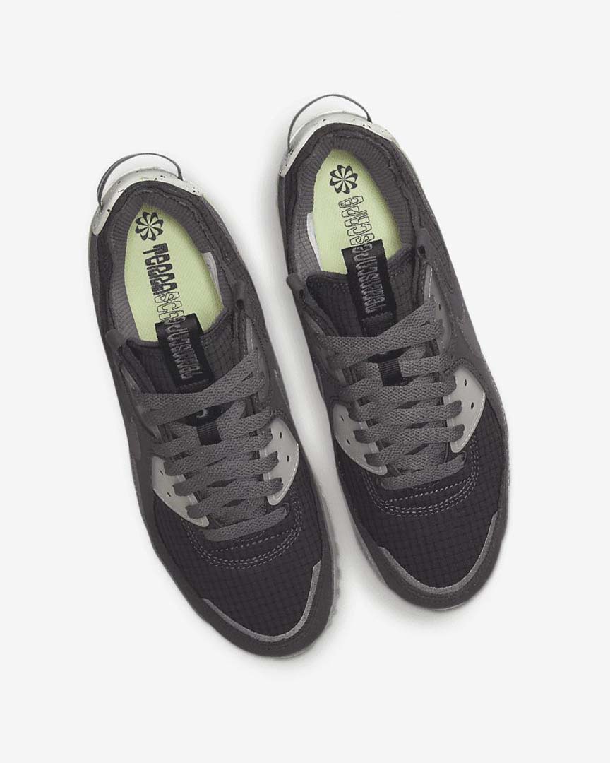 Black / Dark Blue Grey / Light Beige / Grey Nike Air Max Terrascape 90 Women's Sneakers | CA_2606