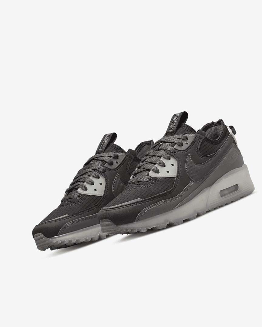 Black / Dark Blue Grey / Light Beige / Grey Nike Air Max Terrascape 90 Women's Sneakers | CA_2606