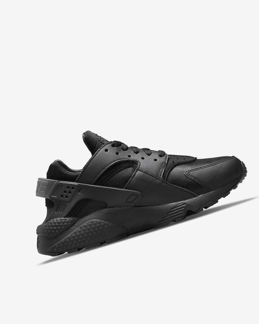 Black / Dark Grey / Black Nike Air Huarache Women's Sneakers | CA_2300