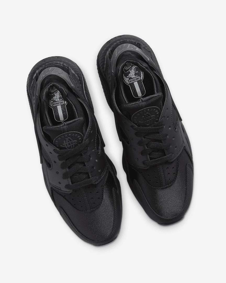 Black / Dark Grey / Black Nike Air Huarache Women's Sneakers | CA_2300