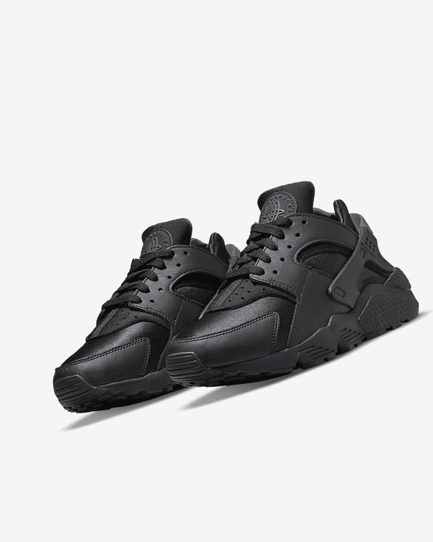 Black / Dark Grey / Black Nike Air Huarache Women's Sneakers | CA_2300