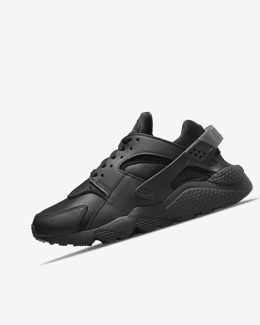 Black / Dark Grey / Black Nike Air Huarache Women\'s Sneakers | CA_2300